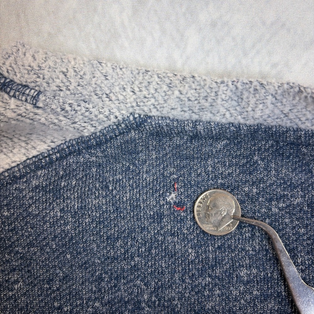 Tommy Bahama Pullover Mens Medium Blue Heathered Long Sleeve Marl Crew Neck Top - Picture 7 of 8